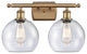 Innovations Lighting 516-2W-BB-G124-8-LED 2 Light 16" Bath Vanity Light