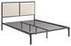 Modway Della King Fabric Bed, Brown Beige