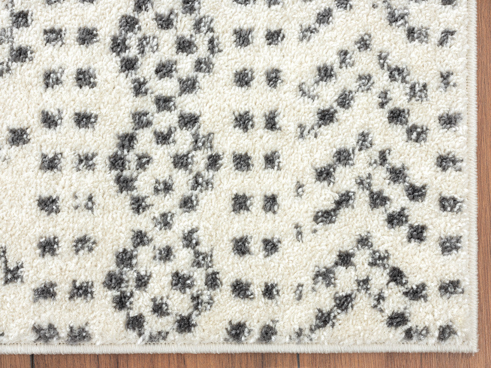 Abani Casa CAS140A Moroccan Rustic Ivory Area Rug