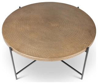 Elements Navi Coffee Table Antique Brass