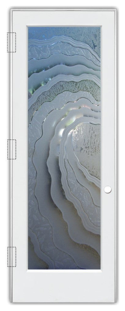Interior Prehung Door or Interior Slab Door - Metacurl - Primed - 24" x 80"...