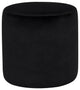 Robin Black Fabric Sofa Ottoman