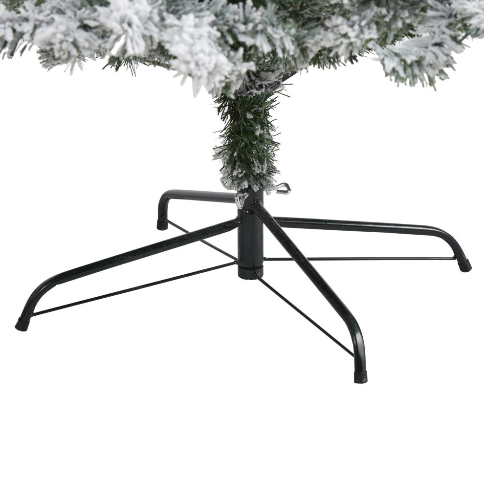 8'' Flocked Rock Springs Spruce Artificial Christmas Tree
