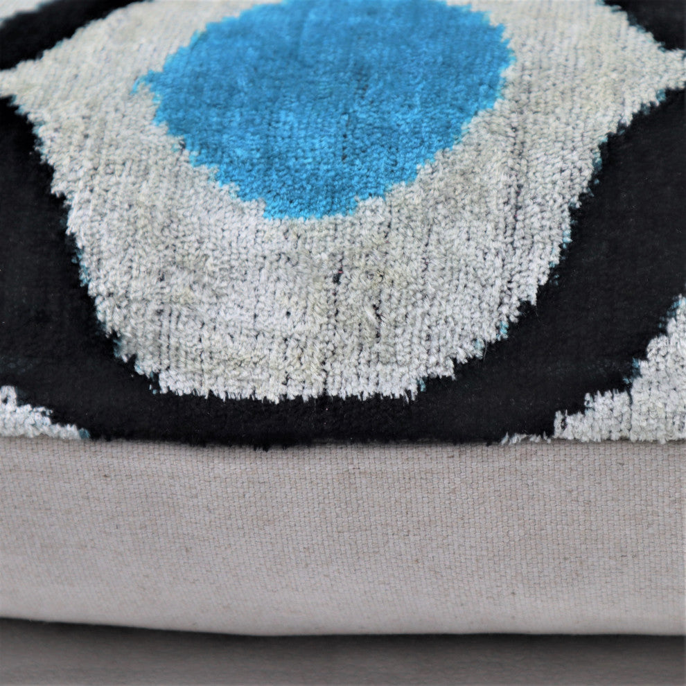 Canvello Luxury Handmade Throw Pillow with Down Insert 16x24