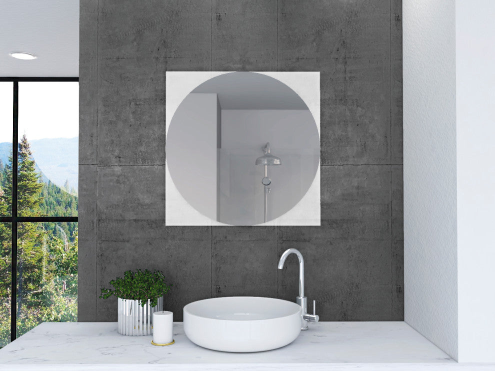 DEPOT E-SHOP Alena Mirror, Mirrored Glass