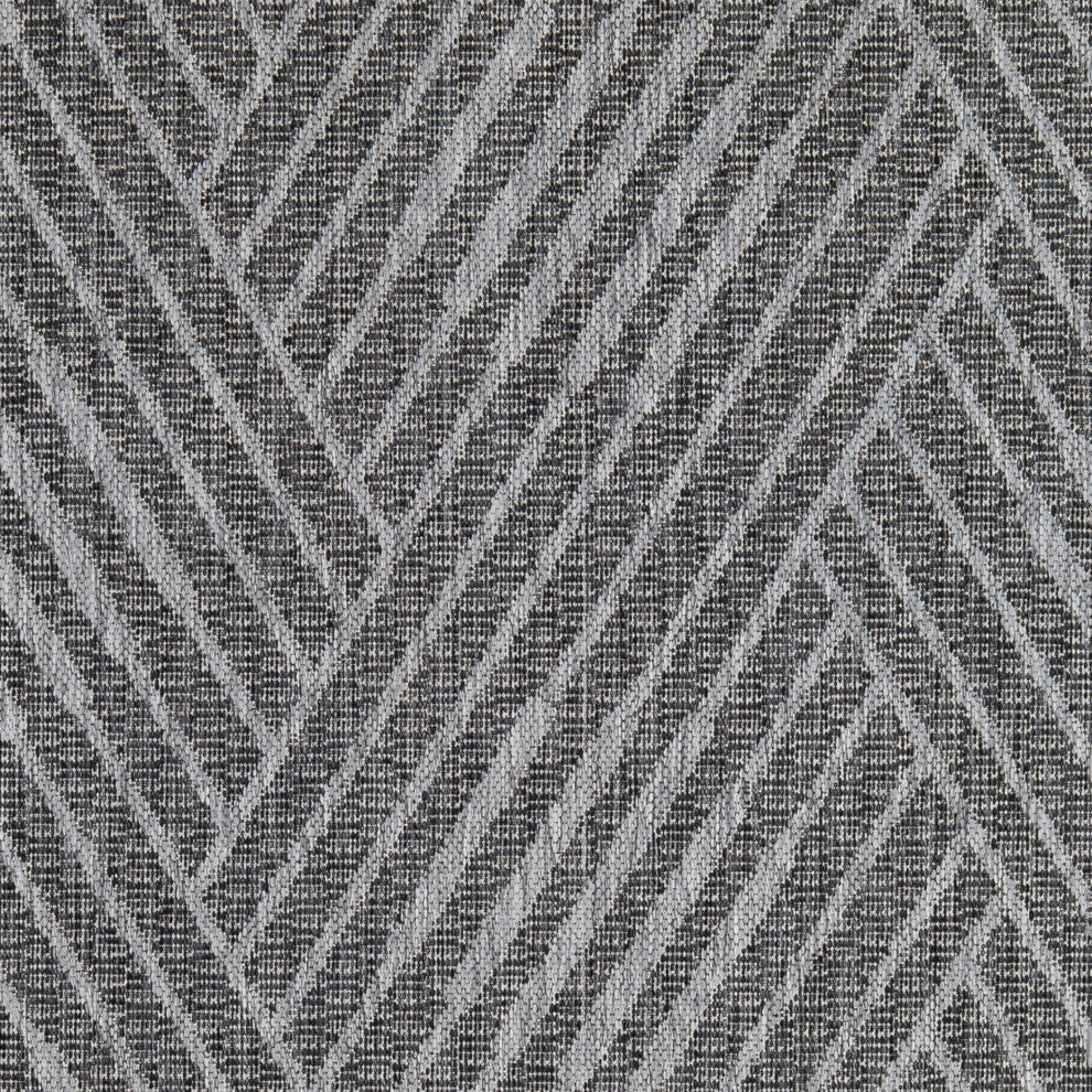 Maryland Abbel Indoor/Outdoor Area Rug, Gray, 2' x 3', Geometric