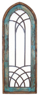 Valeria Architectural Window-Farmhouse Wall Decor, Turquoise