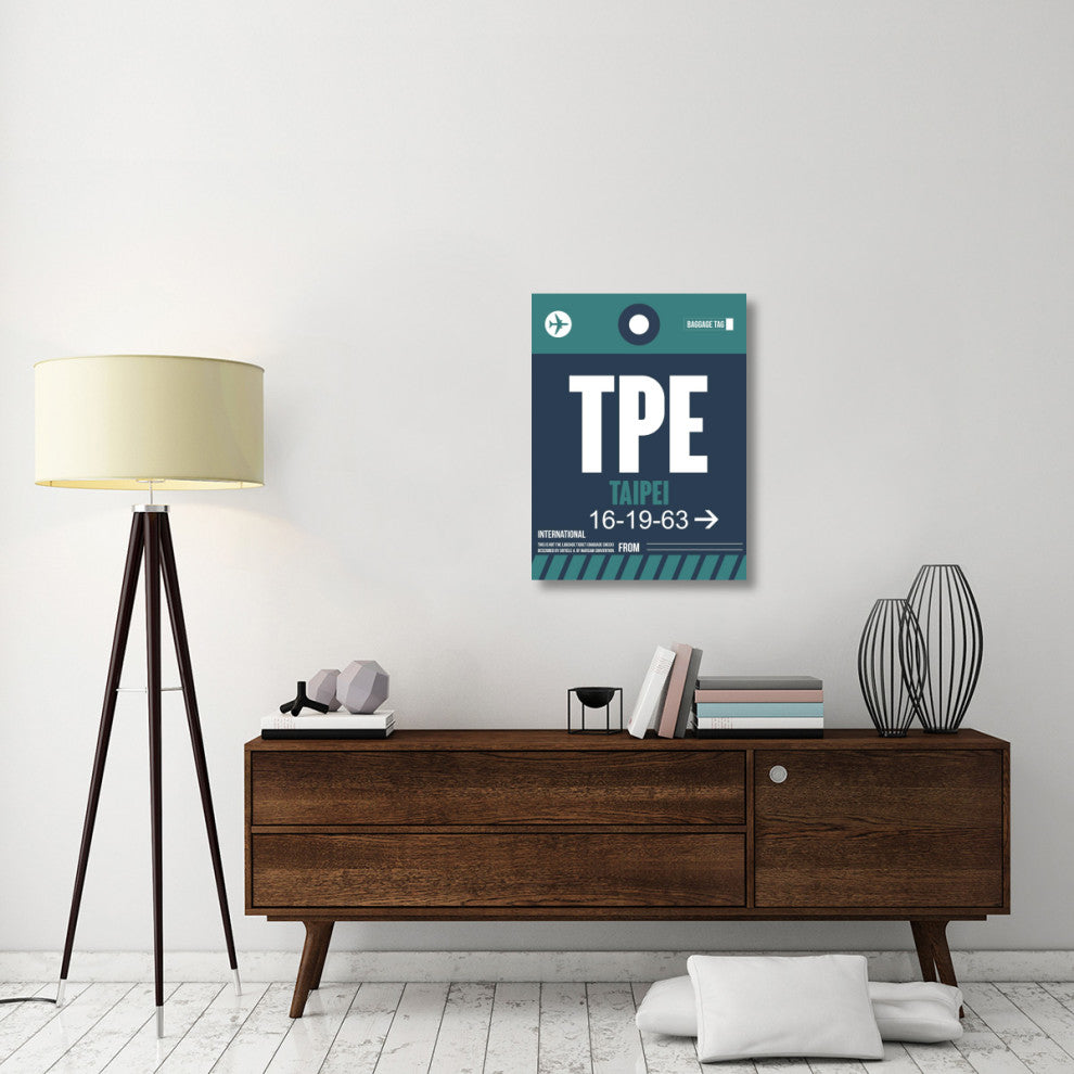 "TPE Taipei Luggage Tag 1" Fine Art Print
