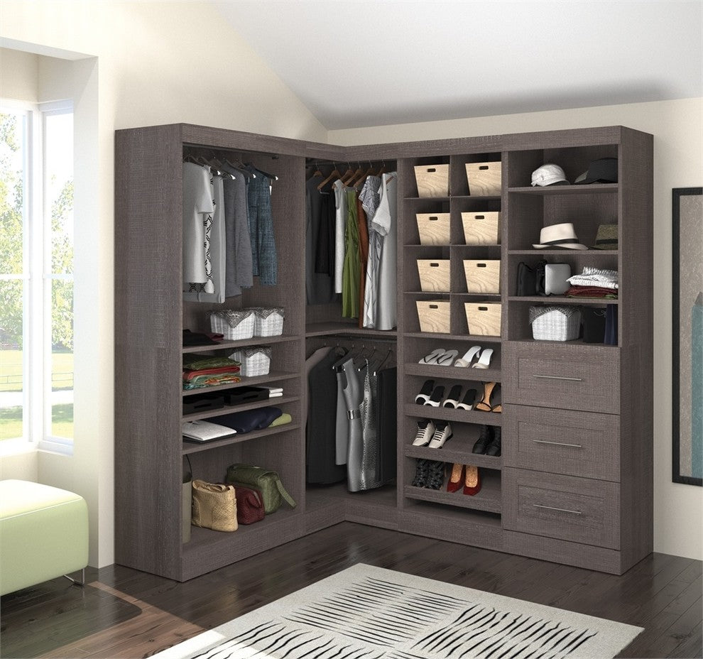 Corner Storage Kit, Bark Gray
