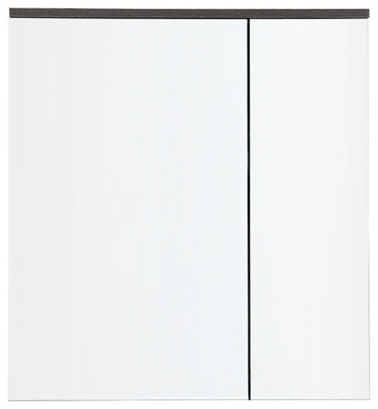 Medicine Cabinet, Dark Paulownia Wood, Textured Finish, 23.6"
