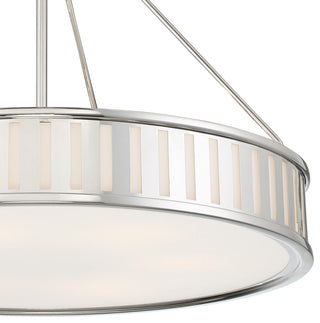Kendal 6 Light Polished Nickel Pendant