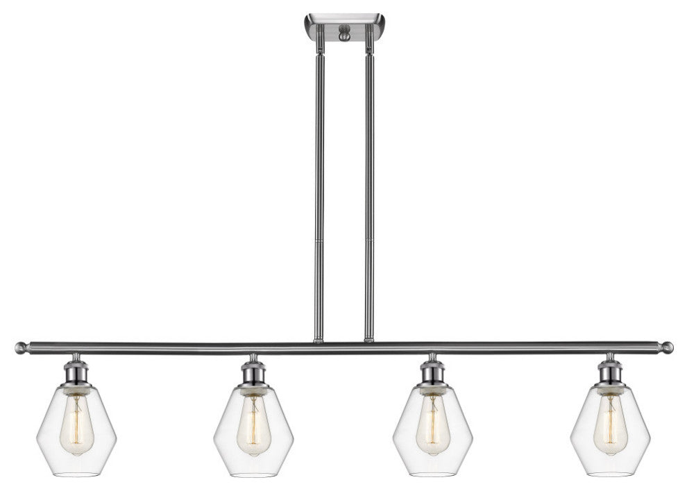 Innovations 516-4I-SN-G652-6-LED 4-Light Island Light, Brushed Satin Nickel