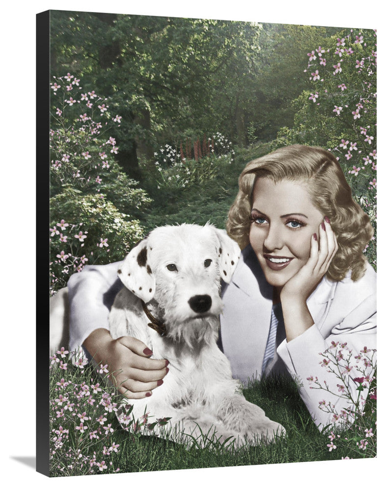 "Jean Arthur" Stretched Canvas Giclee by Hollywood Photo Archive, 22x30"