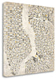 "Mod New York Map" By Laura Marshall, Giclee Print on Gallery Wrap Canvas