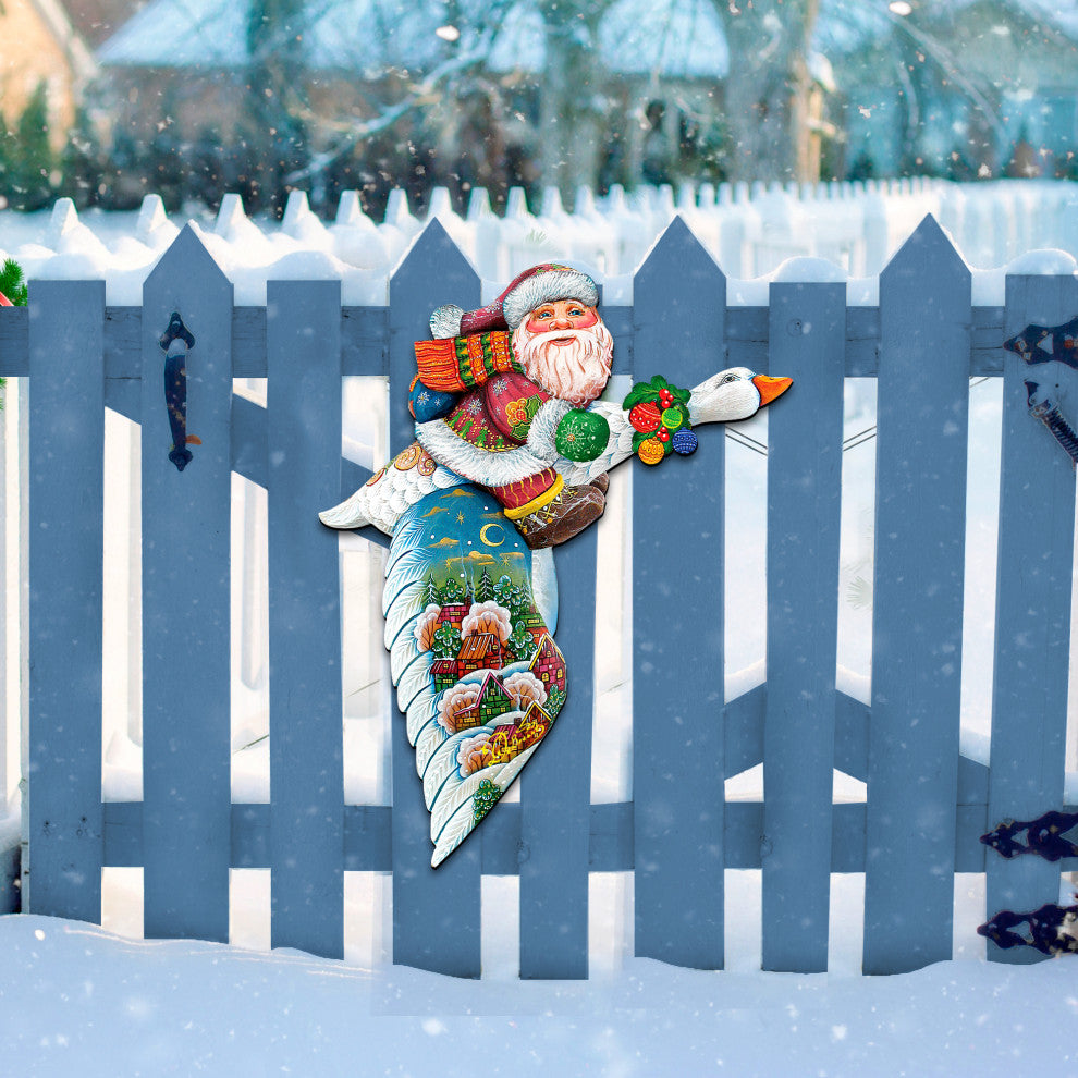 Goose Traveling Santa Door Ha - 8114060H
