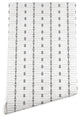 Deny Designs Holli Zollinger French Tribal Stripe Wallpaper, White, 2'x8'