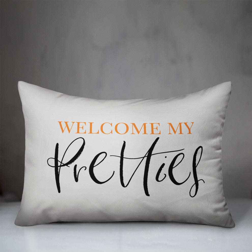Welcome My Pretties 14x20 Throw Pillow