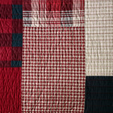 Woolrich Sunset Cabin Plaid Coverlet Daybed Set, Red