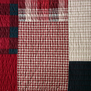 Woolrich Sunset Cabin Plaid Coverlet Daybed Set, Red