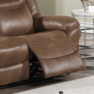 Extra Padded Backrest Power Item, Dark Brown, Loveseat