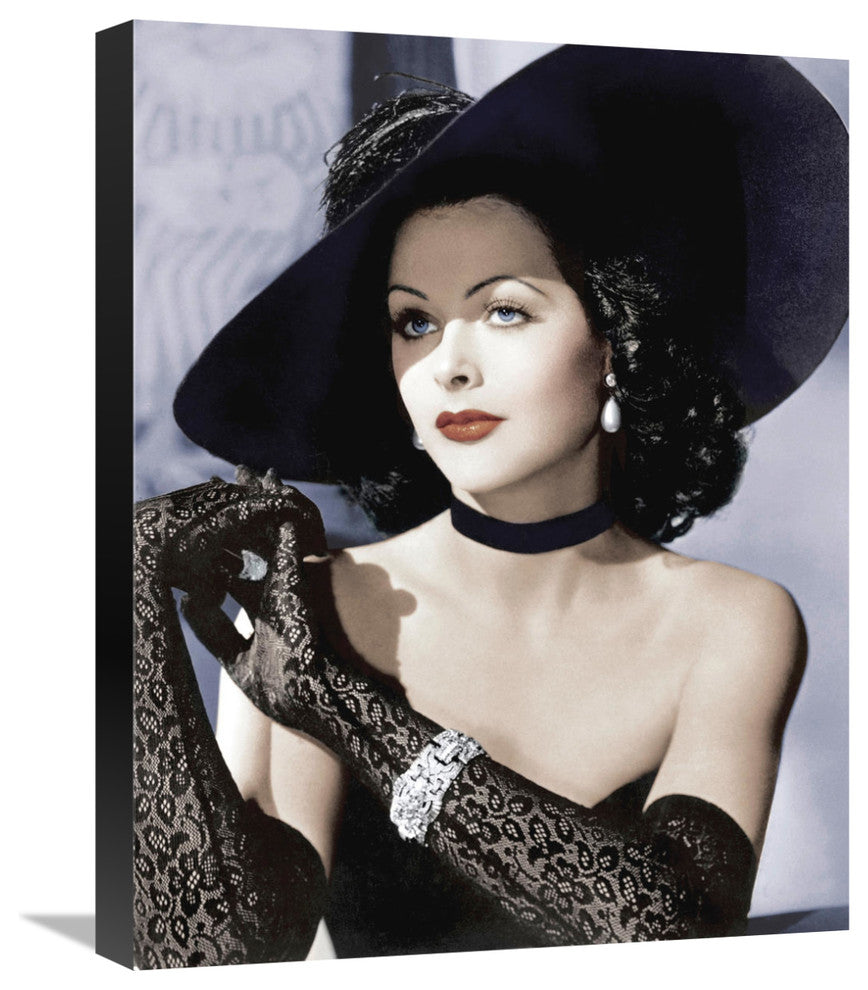 "Hedy Lamarr" Stretched Canvas Giclee by Hollywood Photo Archive, 18"x22"