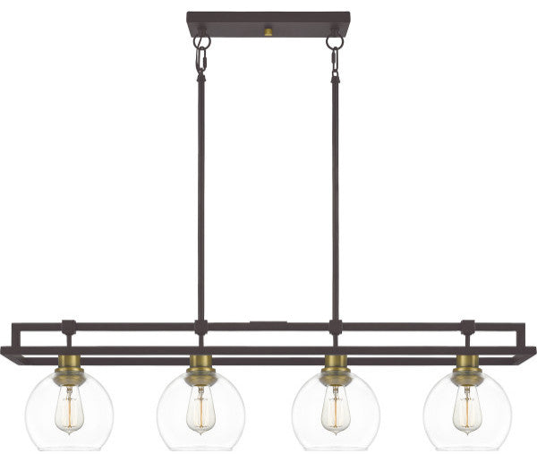 Quoizel Dobbs Four Light Island Chandelier DBS440OZ