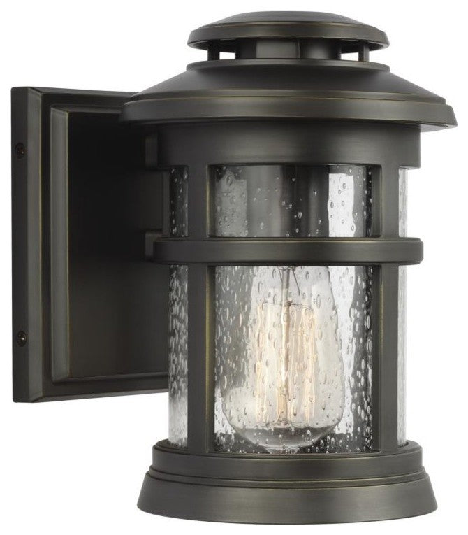 Murray Feiss Newport One Light Outdoor Wall Sconce OL14300ANBZ