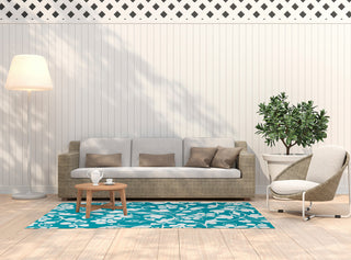 5' x 7' Evelyn Spring Chenille Indoor/Outdoor Rug