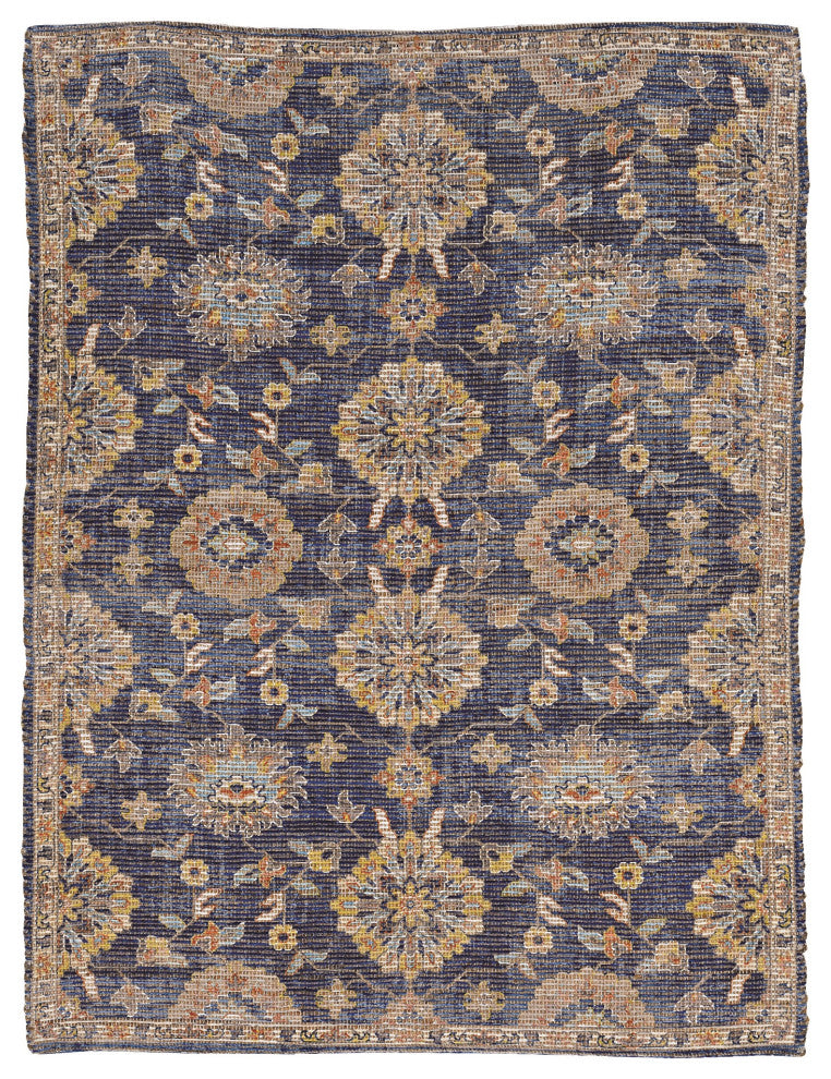 Morris Chloe Distressed Moroccan Accent Rug, Blue, 27" X 45"