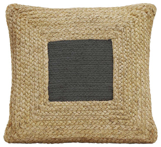 Blank Mind Black Square Accent Pillow