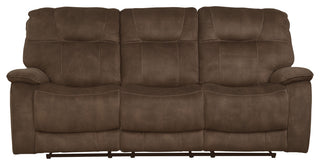 Parker Living Cooper Shadow Brown Manual Triple Reclining Sofa