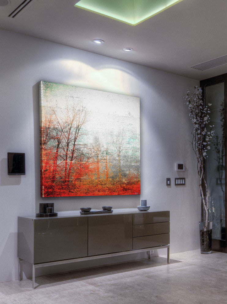 "Deep Forest" Fine Art Canvas Print, 32"x32"