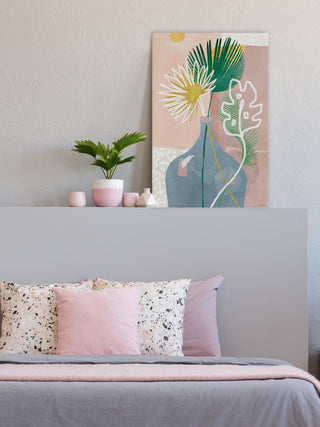 "Fan Leaf" Painting Print on Wrapped Canvas