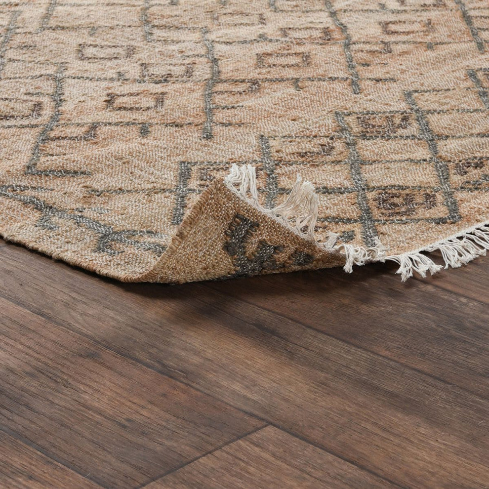 Classic Home Accona Natural/Sage Rug, 2.6'x8'