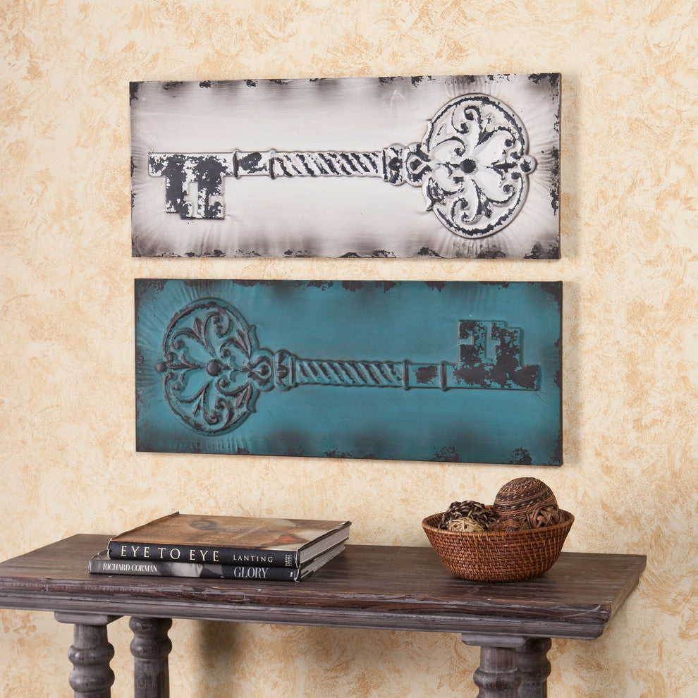 Key Decorative Wall Panels, 2-Piece Set