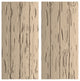 Rustic 4 Board Joined B-N-B Faux Wood Shutters, Pecky Cypress, 22x46"