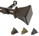 Aldo 13/16" dia. Curtain Rod, Cocoa, 18-28"