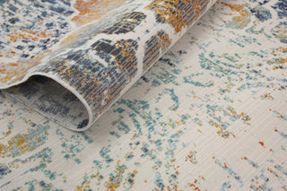 Noori Rug Low-Pile Todd Ivory/Orange Rug