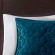 Madison Park Harper 3 Piece Velvet Quilt Set, Teal