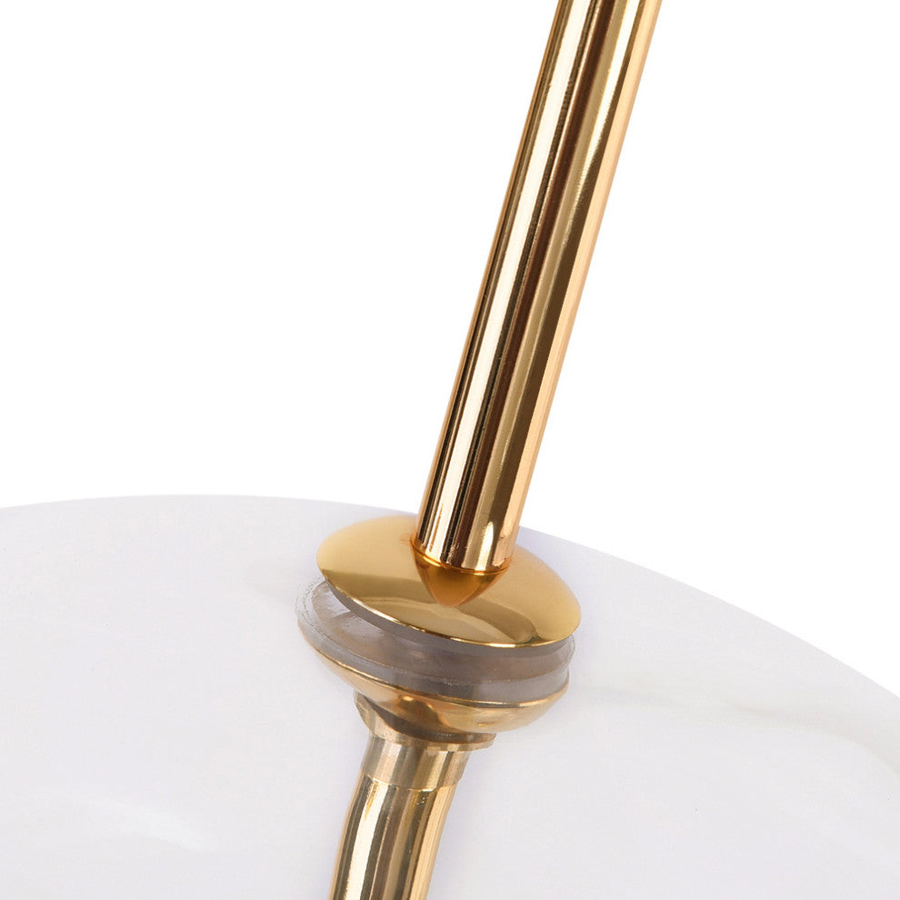 Contemporary LED Glass Globe Pendant Light, 4 Globes