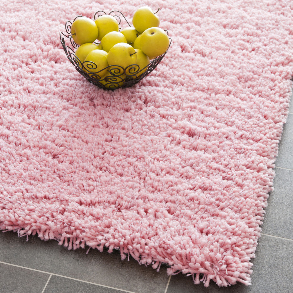 Safavieh Shag 200 SG240P 4' Round Pink Rug