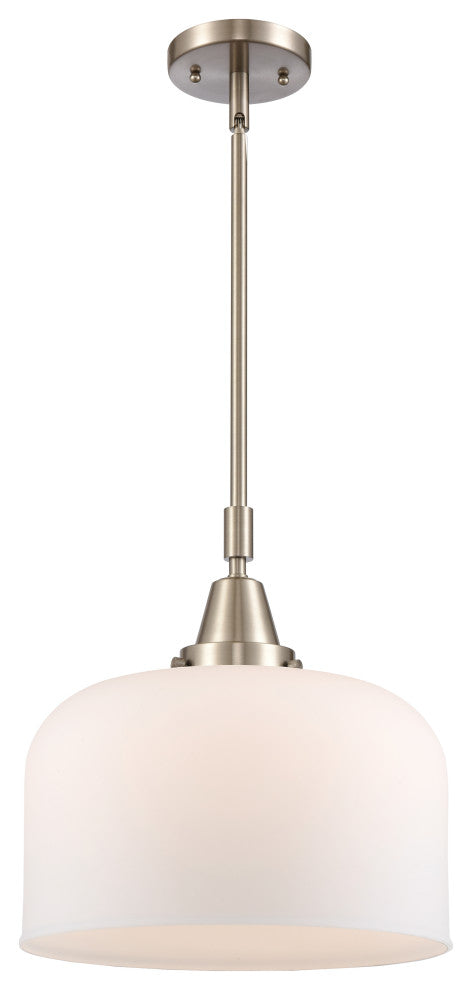 Innovations Lighting 447-1S-SN-G71-L Bell 1 Light 12" Mini Pendant