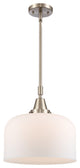 Innovations Lighting 447-1S-SN-G71-L Bell 1 Light 12" Mini Pendant