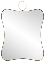 Uttermost Talia Brass Vanity Mirror