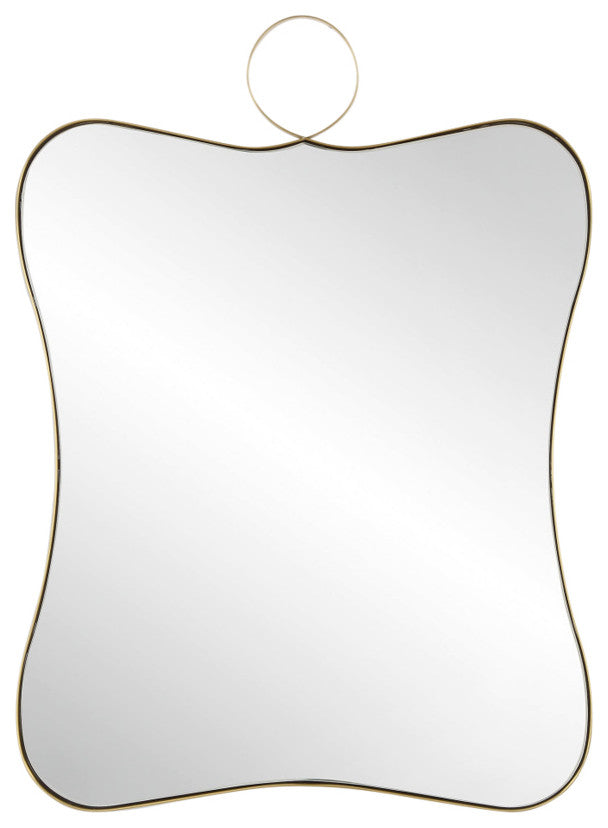 Uttermost Talia Brass Vanity Mirror