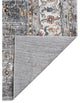 Vermont Glidel Area Rug, Gray, 7'10" x 9'10", Bordered