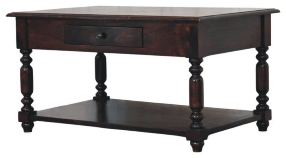 Console Table Turned Legs Cherry Artisan Furniture