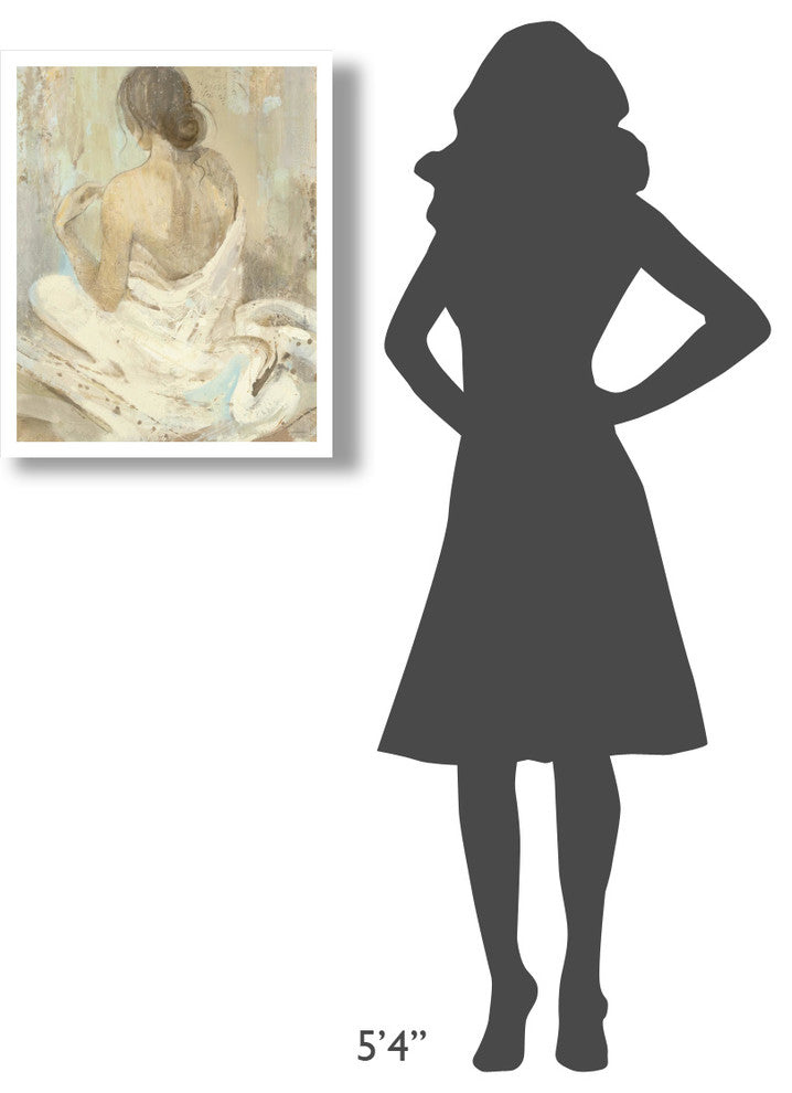 "Abstract Figure Study II" Digital Paper Print by Albena Hristova, 22"x26"