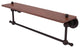 Astor Place 22" Solid Wood Shelf with Towel Bar, Antique Bronze