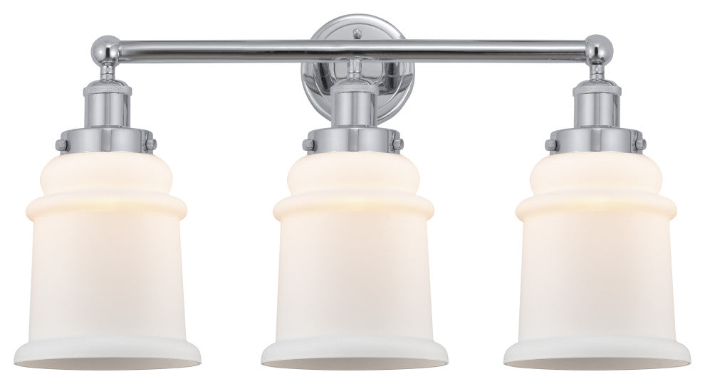 Innovations 616-3W-PC-G181 Canton 3 Light Bath Vanity Light, Polished Chrome